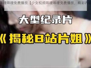 少女视频哔哩哔哩免费播放【少女视频哔哩哔哩免费播放，精彩内容不容错过】