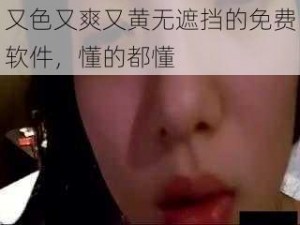 又色又爽又黄无遮挡的免费软件，懂的都懂