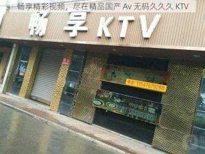 畅享精彩视频，尽在精品国产 Av 无码久久久 KTV