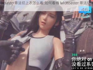 lv13toaster蒂法切上衣怎么看;如何看待 lv13toaster 蒂法切上衣事件