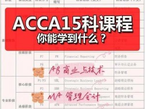 ACCA 少女网课视频 2023：一站式 ACCA 考证通关课程，高效提分