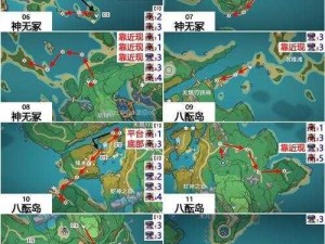 原神大世界绯樱绣球全点位详解：高效采集路线指南