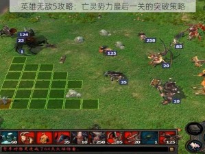 英雄无敌5攻略：亡灵势力最后一关的突破策略