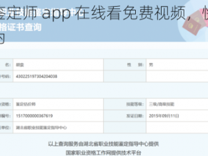 专业鉴定师 app 在线看免费视频，快速鉴定真伪