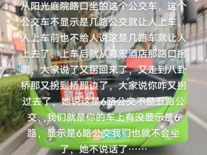 扒开 X 狂揉公交车：舒适、便捷的城市出行选择