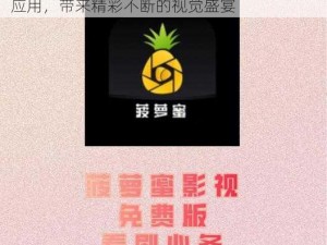 菠萝蜜视频 app，一款汇聚海量优质视频的应用，带来精彩不断的视觉盛宴