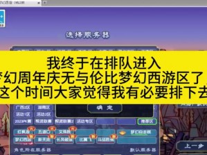 梦幻西游三维版排队无法进入解析与解决指南