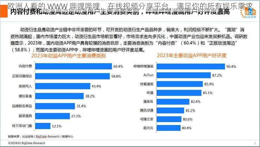 欧洲人看的 WWW 哔哩哔哩，在线视频分享平台，满足你的所有娱乐需求