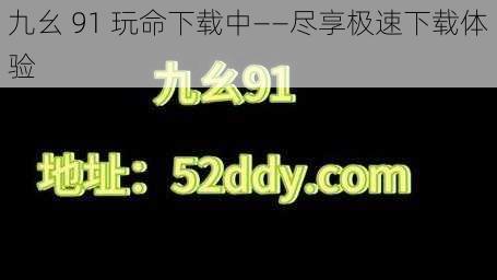 九幺 91 玩命下载中——尽享极速下载体验