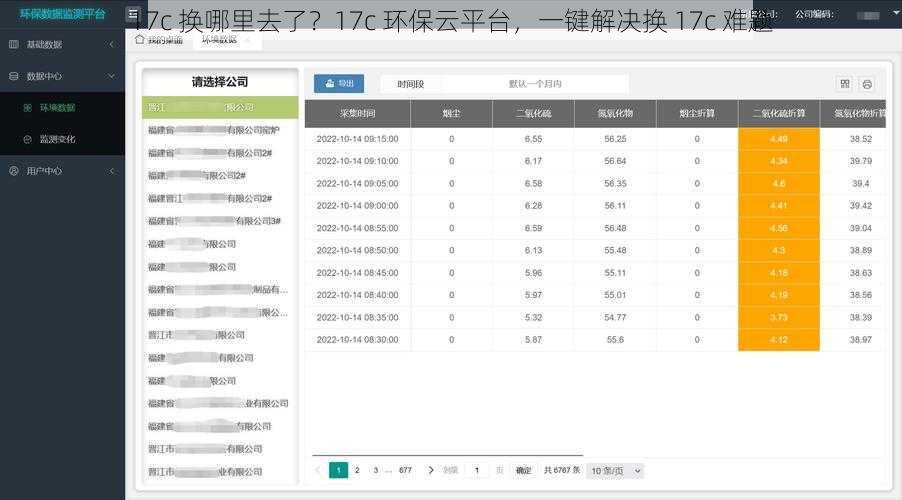 17c 换哪里去了？17c 环保云平台，一键解决换 17c 难题