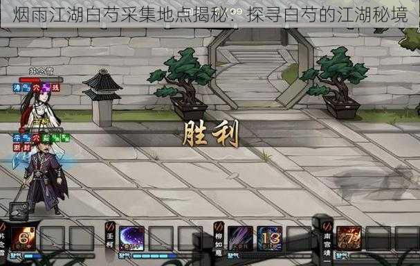 烟雨江湖白芍采集地点揭秘：探寻白芍的江湖秘境