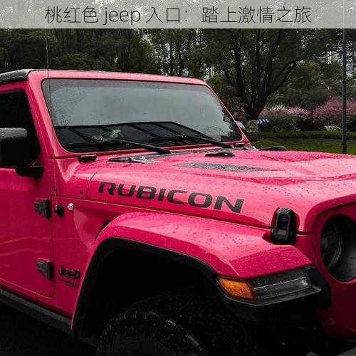 桃红色 jeep 入口：踏上激情之旅