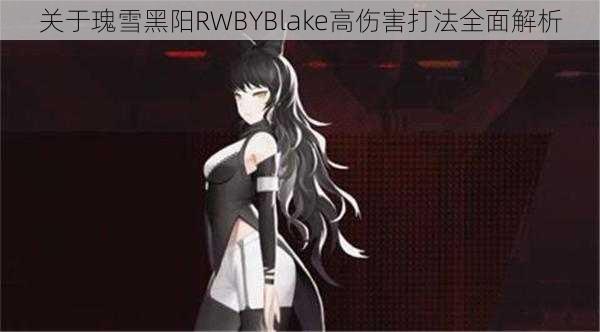 关于瑰雪黑阳RWBYBlake高伤害打法全面解析