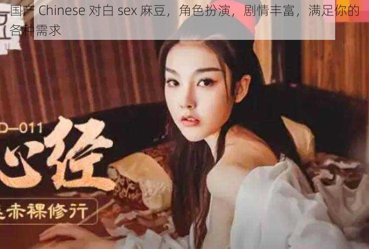 国产 Chinese 对白 sex 麻豆，角色扮演，剧情丰富，满足你的各种需求