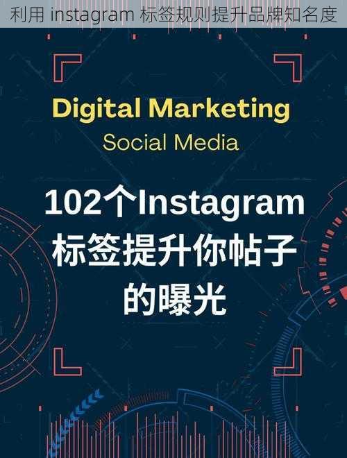 利用 instagram 标签规则提升品牌知名度