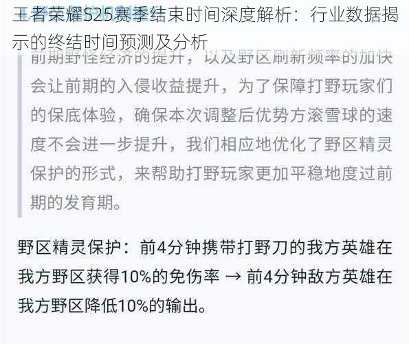 王者荣耀S25赛季结束时间深度解析：行业数据揭示的终结时间预测及分析