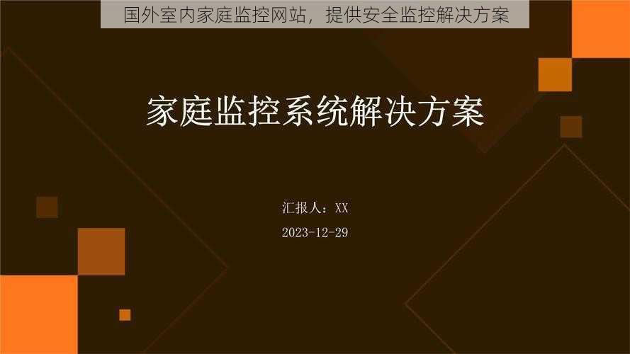 国外室内家庭监控网站，提供安全监控解决方案