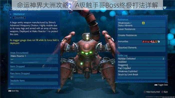 命运神界大洲攻略：A级触手哥Boss终极打法详解