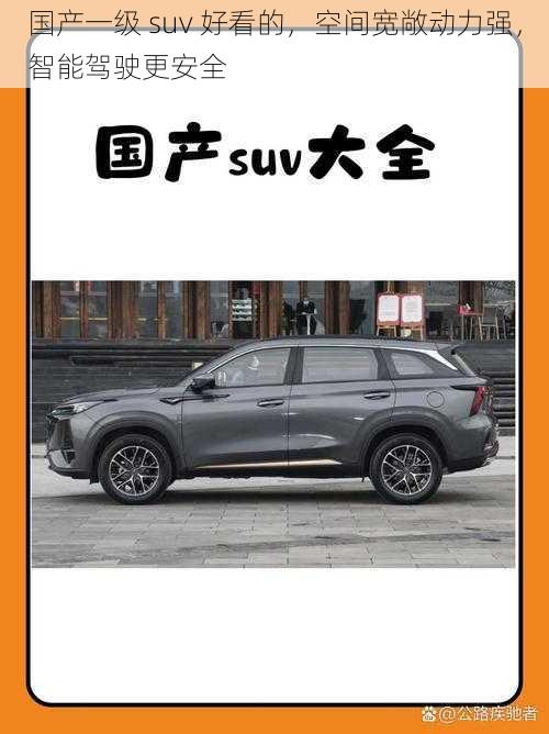 国产一级 suv 好看的，空间宽敞动力强，智能驾驶更安全