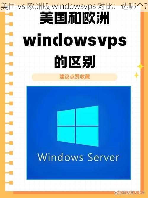 美国 vs 欧洲版 windowsvps 对比：选哪个？