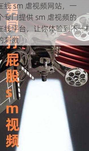 在线 sm 虐视频网站，一个专门提供 sm 虐视频的在线平台，让你体验到不一样的刺激