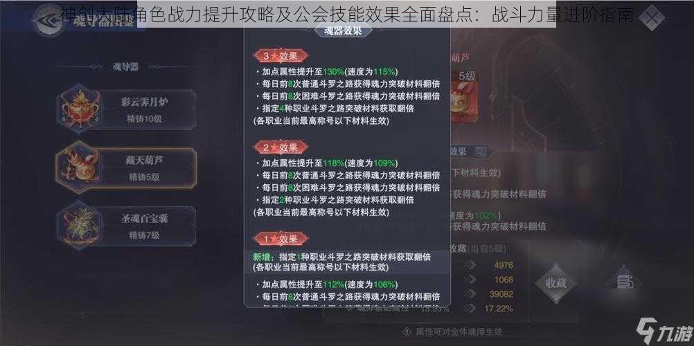 神创大陆角色战力提升攻略及公会技能效果全面盘点：战斗力量进阶指南