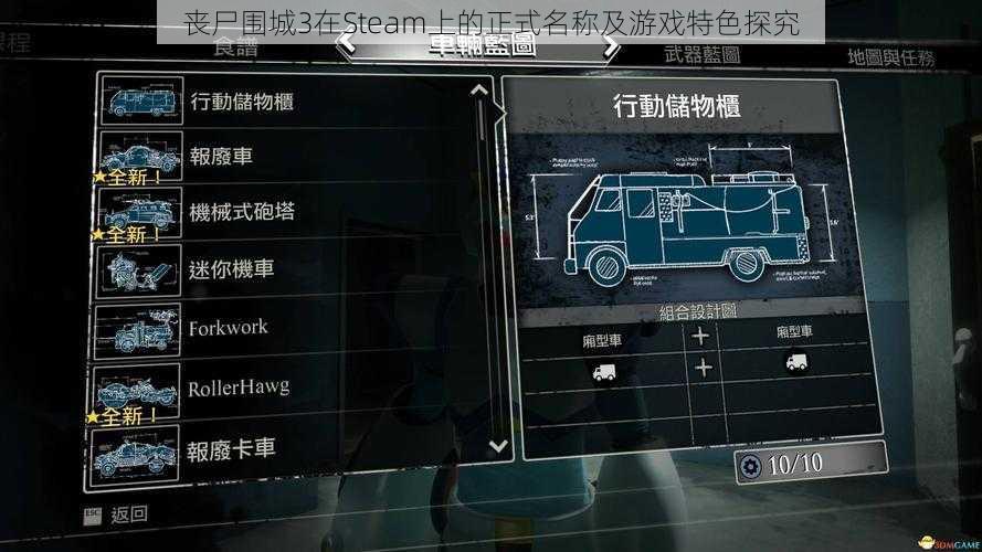 丧尸围城3在Steam上的正式名称及游戏特色探究