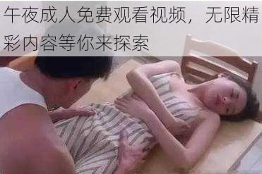 午夜成人免费观看视频，无限精彩内容等你来探索