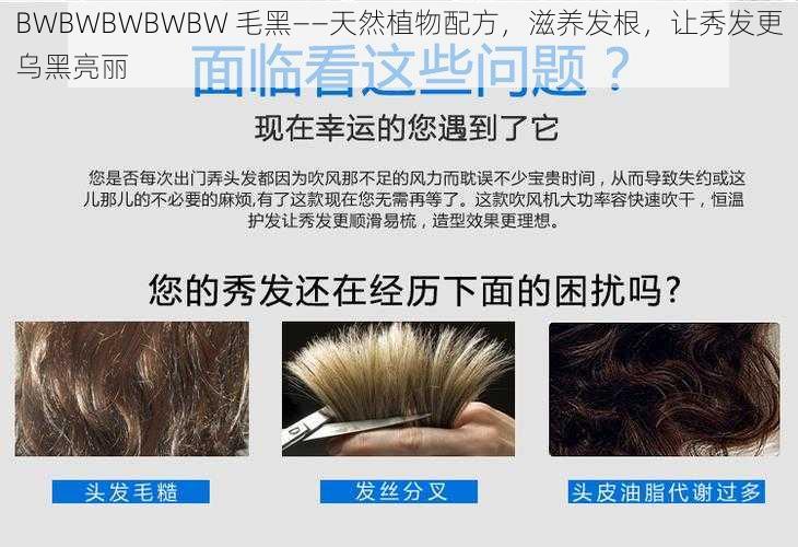 BWBWBWBWBW 毛黑——天然植物配方，滋养发根，让秀发更乌黑亮丽