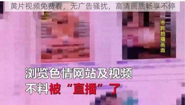 黄片视频免费看，无广告骚扰，高清画质畅享不停