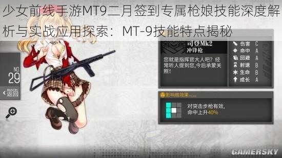 少女前线手游MT9二月签到专属枪娘技能深度解析与实战应用探索：MT-9技能特点揭秘