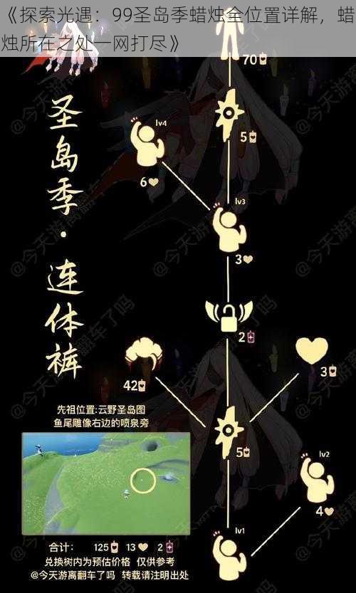 《探索光遇：99圣岛季蜡烛全位置详解，蜡烛所在之处一网打尽》