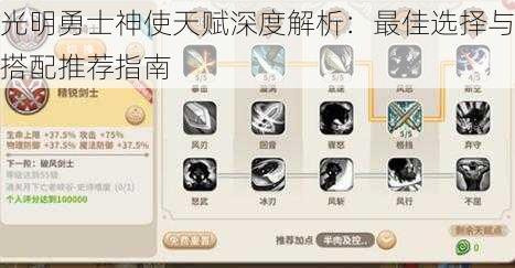 光明勇士神使天赋深度解析：最佳选择与搭配推荐指南