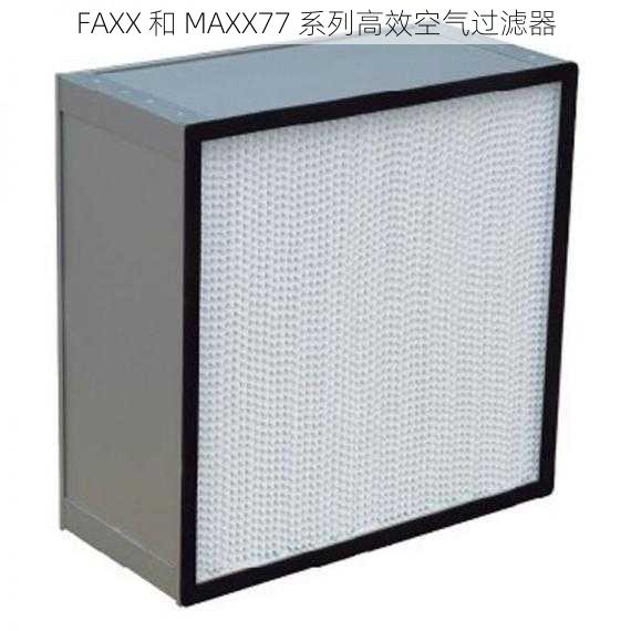 FAXX 和 MAXX77 系列高效空气过滤器