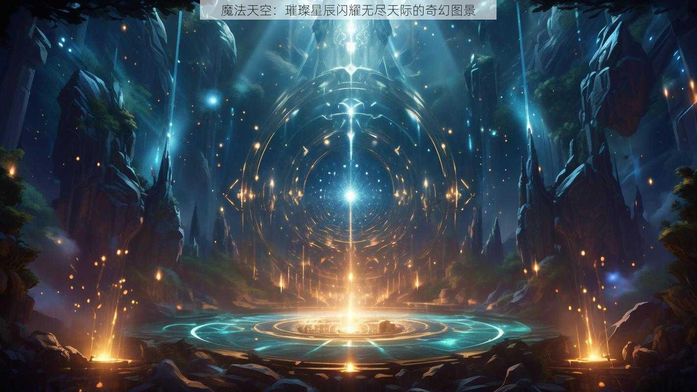 魔法天空：璀璨星辰闪耀无尽天际的奇幻图景