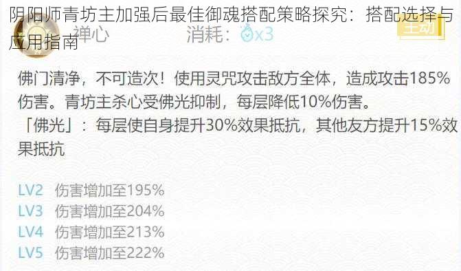 阴阳师青坊主加强后最佳御魂搭配策略探究：搭配选择与应用指南