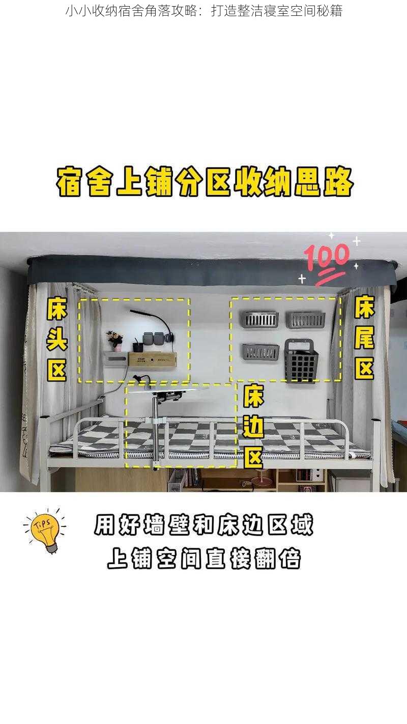 小小收纳宿舍角落攻略：打造整洁寝室空间秘籍