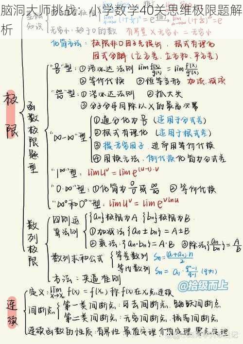 脑洞大师挑战：小学数学40关思维极限题解析