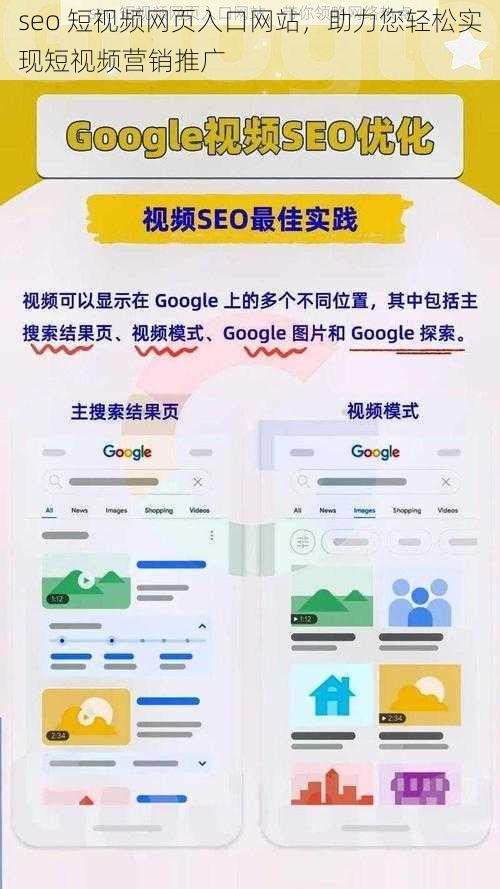 seo 短视频网页入口网站，助力您轻松实现短视频营销推广