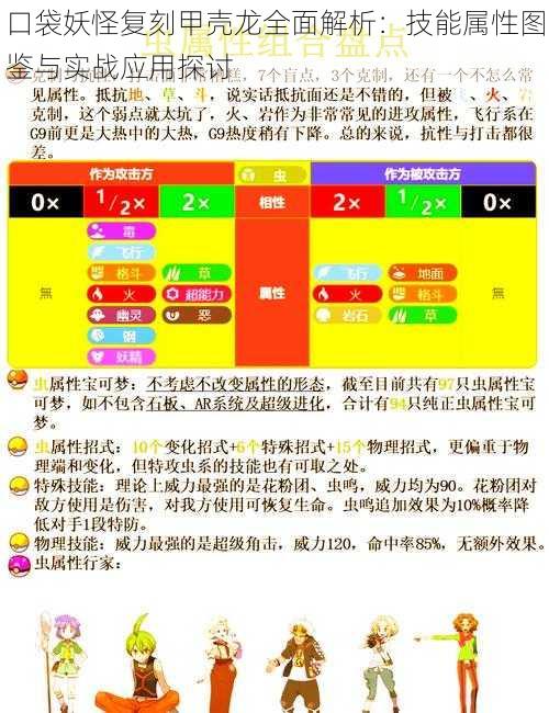 口袋妖怪复刻甲壳龙全面解析：技能属性图鉴与实战应用探讨