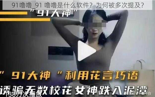 91噜噜_91 噜噜是什么软件？为何被多次提及？