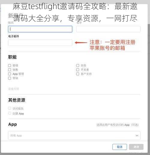 麻豆testflight邀请码全攻略：最新邀请码大全分享，专享资源，一网打尽