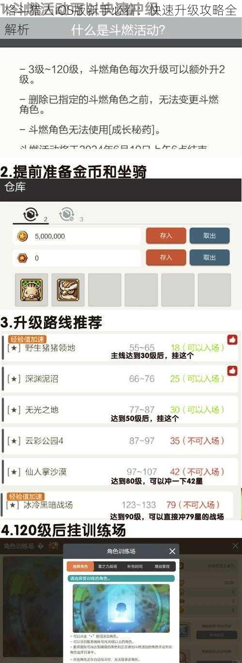 格斗猎人iOS版新手必看：快速升级攻略全解析