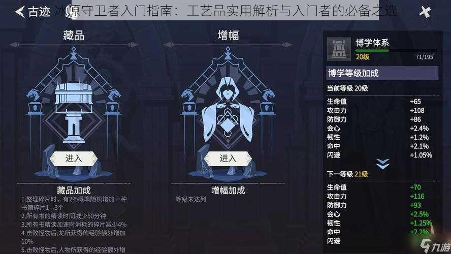 冰原守卫者入门指南：工艺品实用解析与入门者的必备之选