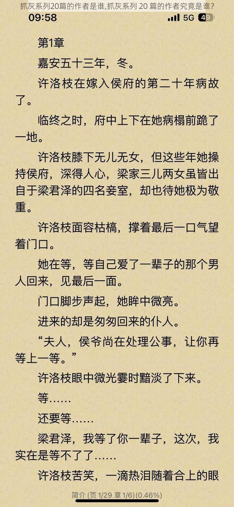 抓灰系列20篇的作者是谁,抓灰系列 20 篇的作者究竟是谁？