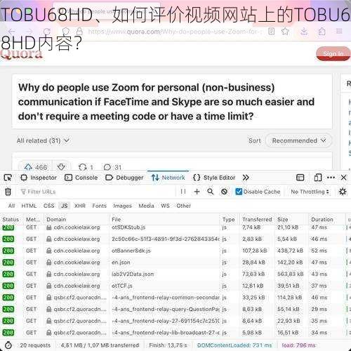 TOBU68HD、如何评价视频网站上的TOBU68HD内容？