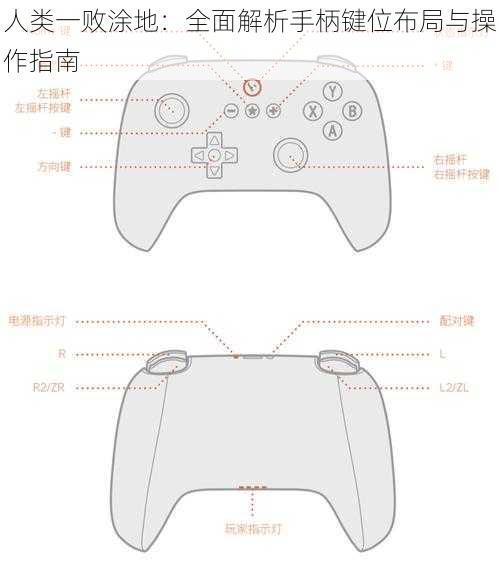 人类一败涂地：全面解析手柄键位布局与操作指南