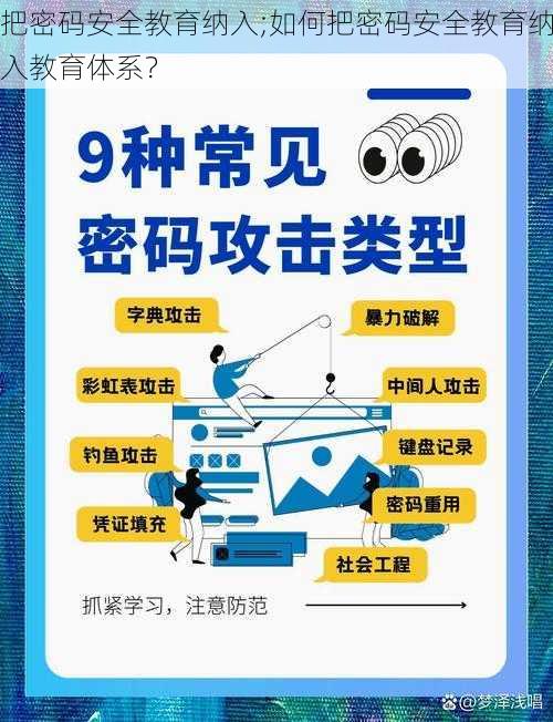 把密码安全教育纳入;如何把密码安全教育纳入教育体系？