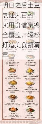 明日之后土豆烹饪大百科：实用食谱集锦全覆盖，轻松打造美食新篇章