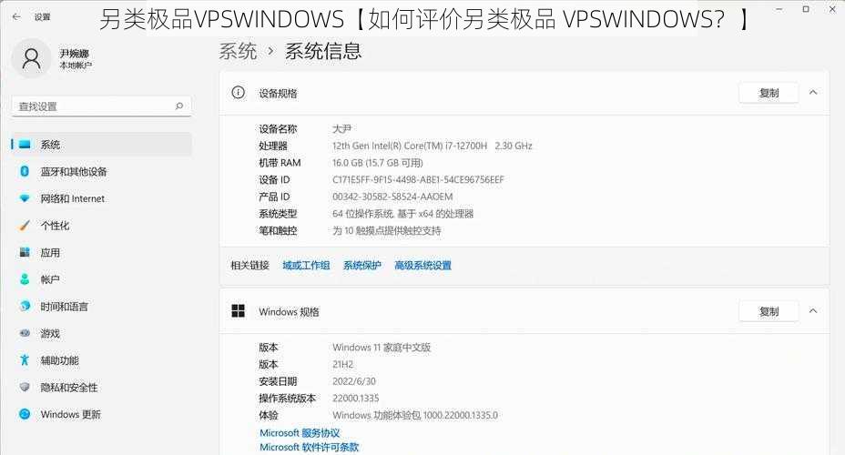 另类极品VPSWINDOWS【如何评价另类极品 VPSWINDOWS？】